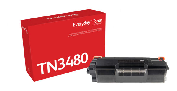 Everyday™ Mono Toner by Xerox compatible with Brother TN-3480,