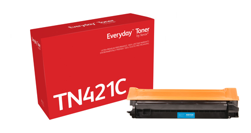 Everyday™ Cyan Toner by Xerox compatible with Brother TN-421C,