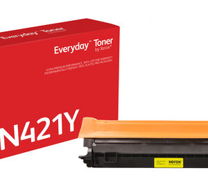 Everyday™ Yellow Toner by Xerox compatible with Brother TN-421Y, Everyday™ Yellow Toner by Xerox compatible with Brother TN-421Y,