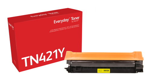 Everyday™ Yellow Toner by Xerox compatible with Brother TN-421Y,