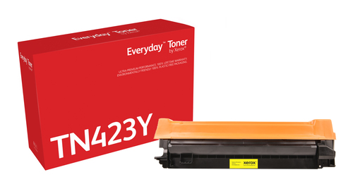 Everyday™ Yellow Toner by Xerox compatible with Brother TN-423Y, High
