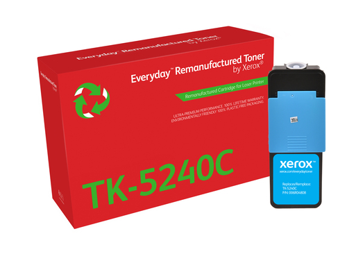 Everyday™ Cyan Remanufactured Toner by Xerox compatible with Kyocera