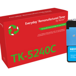 Everyday™ Cyan Remanufactured Toner by Xerox compatible with Kyocera Everyday™ Cyan Remanufactured Toner by Xerox compatible with Kyocera