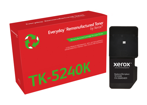 Everyday™ Black Remanufactured Toner by Xerox compatible with Kyocera