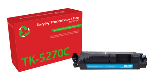 Everyday™ Cyan Remanufactured Toner by Xerox compatible with Kyocera