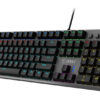 MSI FORGE GK310 RED UK keyboard Gaming USB QWERTY UK International Black