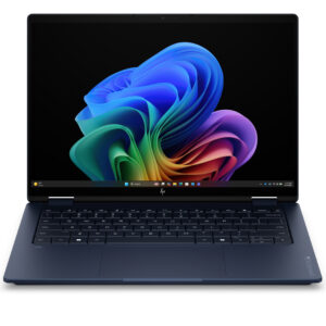 HP OmniBook X Flip 2-in-1 Laptop Next Gen AI 14-kc0000nax Copilot+ PC AMD Ryzen™ AI 5 35.6 cm (14") Touchscreen 2K 16 GB LPDDR5x-SDRAM 512 GB SSD Wi-Fi 7 (802.11be) Windows 11 Home Blue