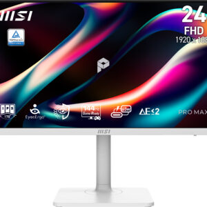 MSI PRO MAX 241PHW E14 computer monitor 60.5 cm (23.8") 1920 x 1080 pixels Full HD LCD White