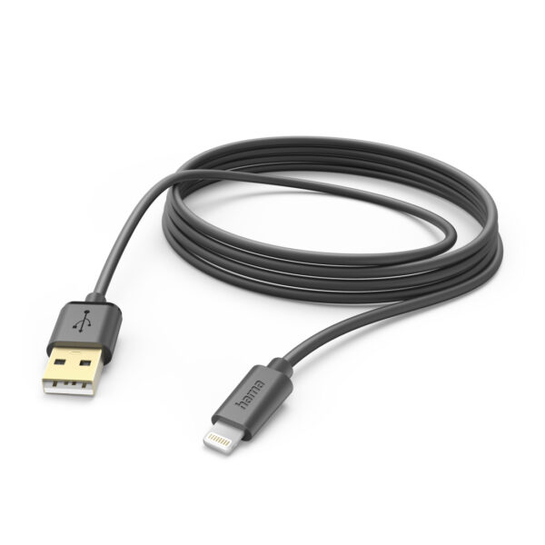101405785_4266877118.jpg Hama 00201582 lightning cable 3 m Black