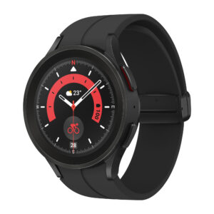 Samsung Galaxy Watch5 Pro 3.56 cm (1.4") OLED 45 mm Digital 450 x 450 pixels Touchscreen 4G Black Wi-Fi GPS (satellite)
