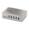 107601963_4816735659-1.jpg StarTech.com 10-Port USB-C Hub - 8x USB-A/2x USB-C - Self-Powered w/65W Power Supply - USB 3.1 10Gbps - Desktop/Laptop USB Hub w/USB-IF Certified 3ft Locking Cable, USB C Hub - TAA