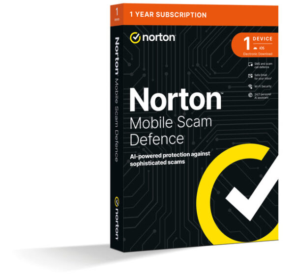 120a96c615ca63f024e6cc84b85a4b99ed235ecd-1.jpg Norton Mobile Scam Defence 2GB - 1 User / 1 Device / 12 Months Antivirus security Commercial 1 license(s) 1 year(s)