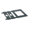APC NetShelter Cable Management, Third Party Rack Trough and Partition Adapter, Black, 580 x 510 x 800 mm