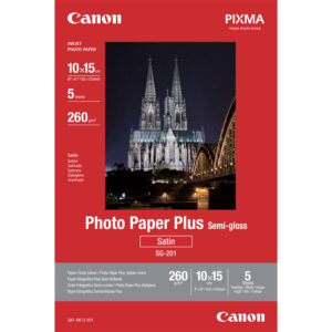 Canon SG-201 Semi-Gloss Photo Paper Plus 10x15cm - 5 Sheets Canon SG-201 Semi-Gloss Photo Paper Plus 10x15cm - 5 Sheets