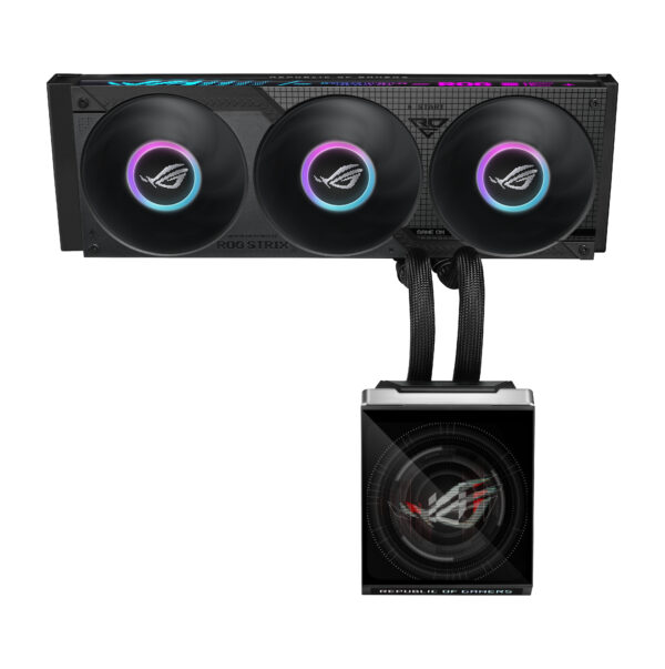 ASUS ROG Strix SLC IV 360 ARGB LCD Processor Liquid cooling kit 12 cm Black 1 pc(s)