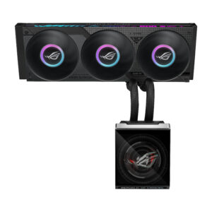 ASUS ROG Strix SLC IV 360 ARGB LCD Processor Liquid cooling kit 12 cm Black 1 pc(s)