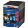 Hama DVD Slim Box 25, Black 1 discs
