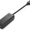 HP USB-C to DP Adapter USB graphics adapter Black