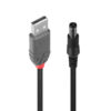 Lindy USB 2.0 Type A to 5.5mm DC Cable, 1.5m