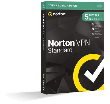1cfcf828bb05150d2e951d7fbf55cec49e8a0ccc.jpg Norton VPN Standard - 1 User / 5 Devices / 12 Months Security management Commercial 1 license(s) 1 year(s)