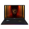 MSI Raider 18 HX AI A2XWJG-009UK Intel Core Ultra 9 285HX Laptop 45.7 cm (18") UHD+ 64 GB DDR5-SDRAM 4 TB SSD NVIDIA GeForce RTX 5090 Wi-Fi 7 (802.11be) Windows 11 Home Advanced UK English Black