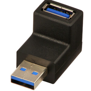 20434960_4768067280.jpg Lindy USB 3.2 90 Degree Down Type A Male to A Female Right Angle Adapter