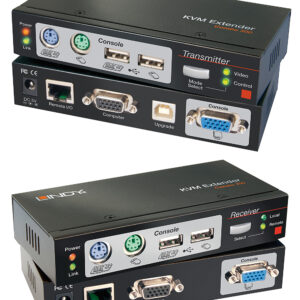 21313319_6506583976.jpg Lindy 300m CAT5 KVM Extender Combo, USB and VGA