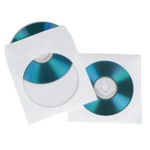 2217577_6196.jpg Hama CD Paper Sleeves, white, 100 pcs/Pack 1 discs
