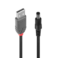 24318143_6384609596.jpg Lindy Adapter Cable USB A male - DC 5.5/2.1 mm male