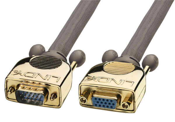 Lindy 2m Gold VGA Extension Cable