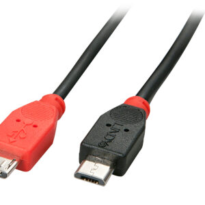 Lindy 0.5m USB 2.0 Type Micro-B to Micro-B OTG Cable