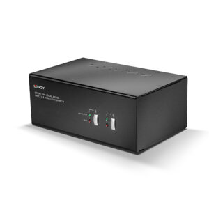 26128970_5746911502.jpg Lindy 2 Port Dual Head Single Link DVI-I KVM Switch Pro with TTU