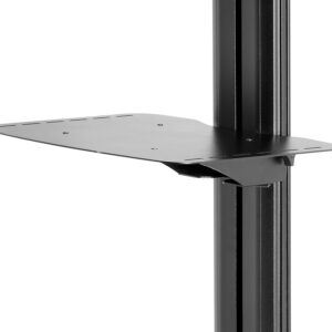 Peerless ACC-MS multimedia cart accessory Black Metal Shelf