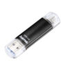 26988062-5671.jpg Hama Laeta Twin USB Flash Drive, USB 3.0, 128 GB, 40 MB/s, black