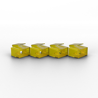 Lindy 20 x RJ-45 Port Blockers (without key) Yellow