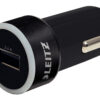 Leitz 62210095 mobile device charger Mobile phone, MP3, Smartphone, Tablet Black Cigar lighter Auto