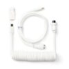 Keychron Coiled Aviator Cable -näppäimistön kierrekaapeli, valkoinen – Verkkokauppa.com