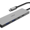 2c831a47f3531a967455a00523a4788e4ee13e81-1.jpg Hama USB-C hub, 4 Ports, 2x USB-A, 2x USB-C, USB 3.2 Gen2, 10 Gbit/s, PD, aluminium