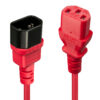 Lindy 2m IEC Extension Cable, Red