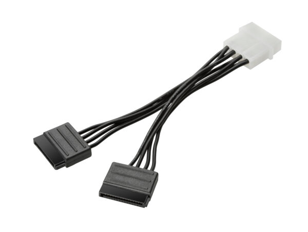 HP 4pin to Dual SATA Power Adapter Cable