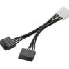 HP 4pin to Dual SATA Power Adapter Cable