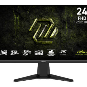 MSI MAG 245F X24 computer monitor 60.5 cm (23.8") 1920 x 1080 pixels Full HD LCD Black