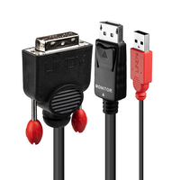 37730350_1088377683-2.jpg Lindy 5m DVI-D (with USB) to DP Active Adapter Cable, Black