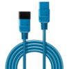 Lindy 3m IEC C19 to C20 Extension Cable, Blue