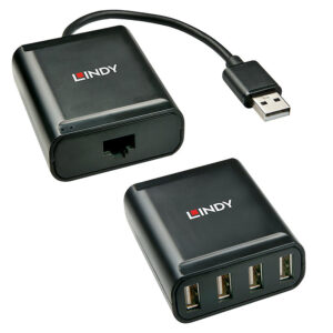 39240457_4696674131.jpg Lindy 60m 4 Port USB 2.0 Cat.6 Extender