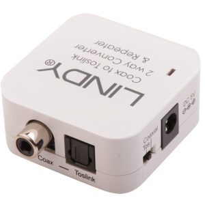 Lindy TosLink (Optical) and Coaxial Bi-directional Converter