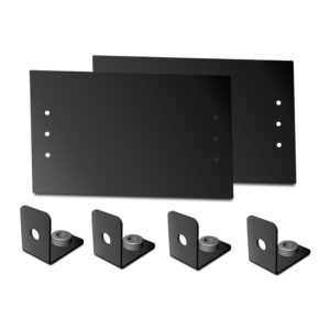 APC NetShelter Cable Management, End Cap for Power Cable Trough, Black, 314 x 1.2 x 178.5 mm