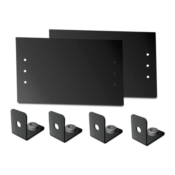 APC NetShelter Cable Management, End Cap for Power Cable Trough, Black, 314 x 1.2 x 178.5 mm