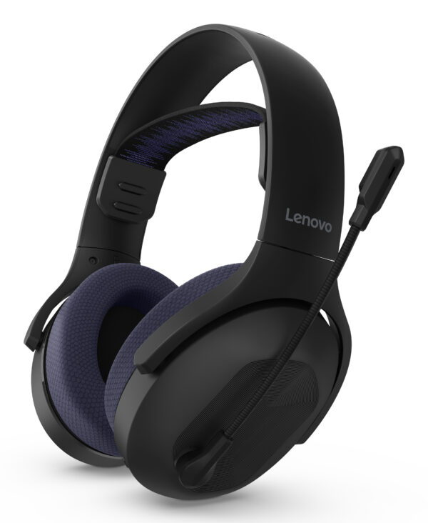 Lenovo Legion H410 Headphones Wireless Head-band Gaming USB Type-C Bluetooth Black, Purple