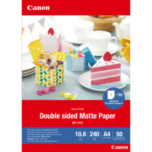 Canon MP-101D Double-sided Matte Paper, A4, 50 sheets Canon MP-101D Double-sided Matte Paper, A4, 50 sheets